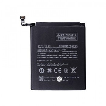 АКБ (Аккумуляторная батарея) для телефона Xiaomi Redmi Note 5A (BN31)