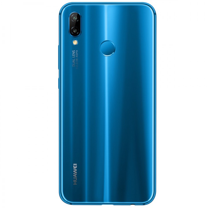 Задняя крышка (стекло) для Huawei P20 Lite (ANE-LX1) синий ультрамарин