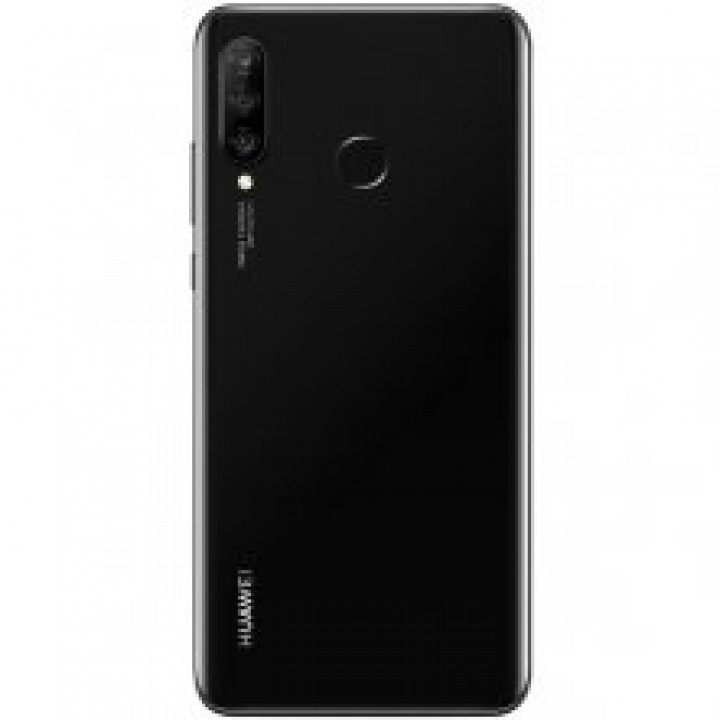 Задняя крышка (стекло) для Huawei P30 Lite MAR-LX1M (полночный черный)