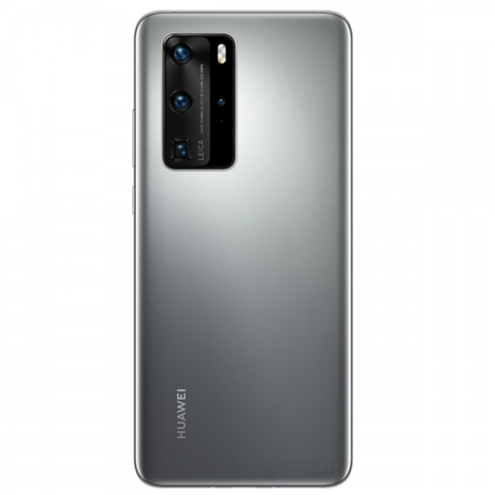 Задняя крышка (стекло) для Huawei P40, ANA-NX9, ANA-NX9 Dual (серебристый)