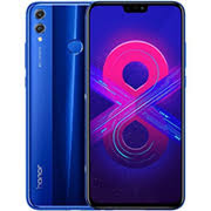 Задняя крышка (стекло) для Honor 8X JSN-L22 (синий)