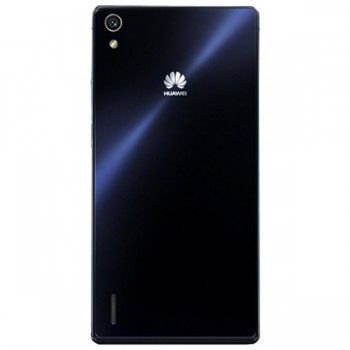 Задняя крышка (стекло) для Huawei Ascend P7 чёрная