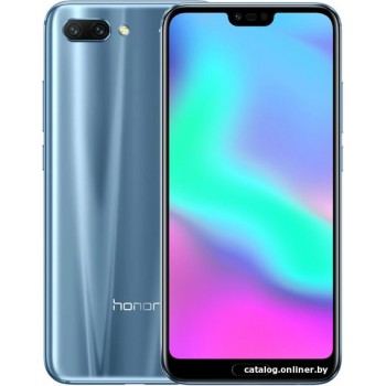 Задняя крышка (стекло) для Huawei Honor 10 (COL-L29A) ледяной серый