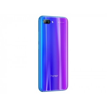 Задняя крышка (стекло) для Huawei Honor 10 (COL-L29A) мерцающий синий