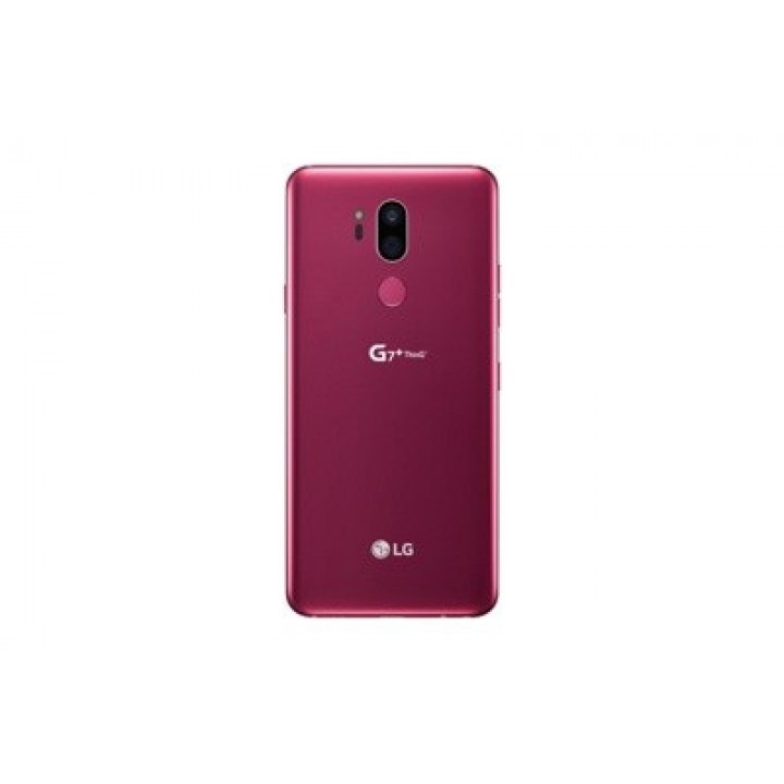Задняя крышка (стекло) для LG G7+ ThinQ (красный)