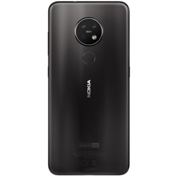 Задняя крышка (стекло) для Nokia 7.2 (черный)