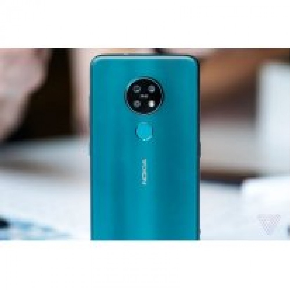 Задняя крышка (стекло) для Nokia 6.2 (матовый бирюзовый) купить в Минске.