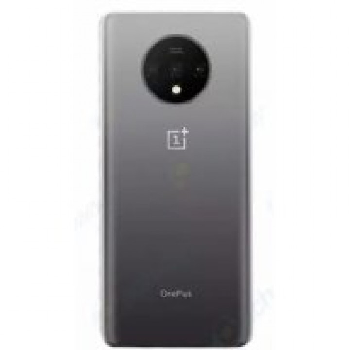 Задняя крышка (стекло) для OnePlus 7T (зеркально-черный)
