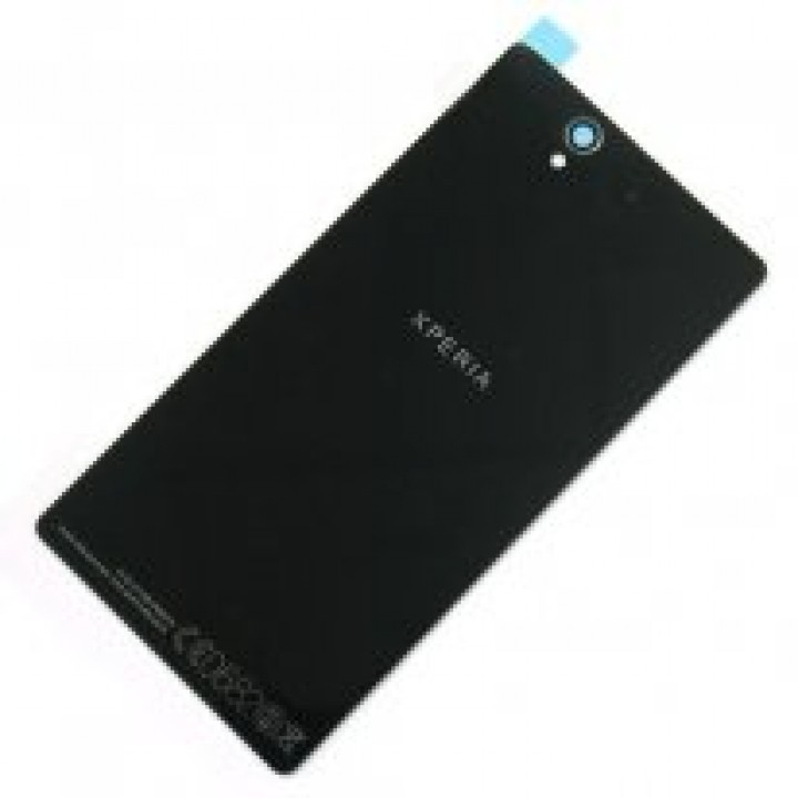 Задняя крышка (стекло) для Sony Xperia M5 чёрная