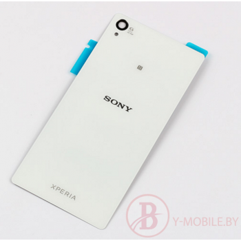 Задняя крышка (стекло) для Sony Xperia Z3 белая