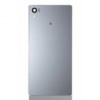Задняя крышка (стекло) для Sony Xperia Z5 серебро