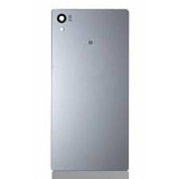 Задняя крышка (стекло) для Sony Xperia Z5 серебро