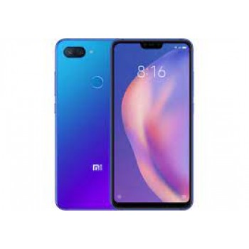 Задняя крышка (стекло) для Xiaomi Mi 8 Lite международная версия (синий)