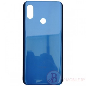 Задняя крышка (стекло) для Xiaomi Mi 8 международная версия (синий)