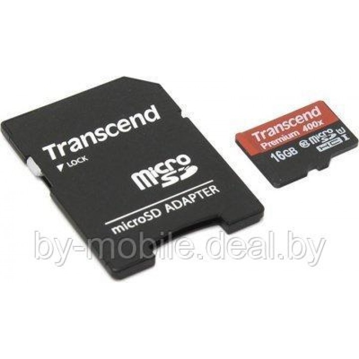 Карта памяти Transcend micro-sd (uhs-1) 16GB