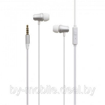 Наушники с гарнитурой Borofone bm29 (серебро)