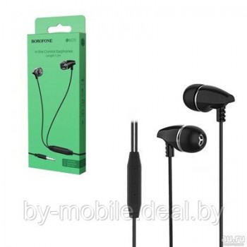 Наушники с гарнитурой Borofone bm25 (черный)