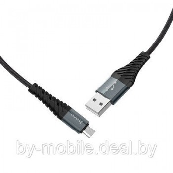 USB кабель Hoco x38 micro-usb для зарядки и синхронизации (черный)
