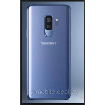 Задняя крышка для (стекло) Samsung Galaxy S9+ (G965) синий