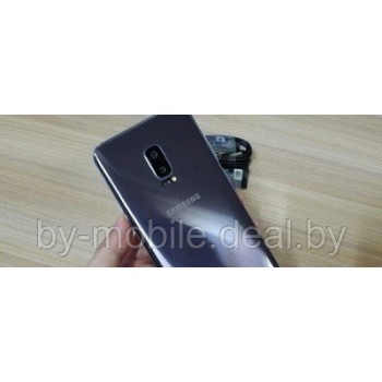 Задняя крышка для (стекло) Samsung Galaxy S9+ (G965) тёмно-синий