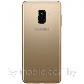 Задняя крышка (стекло) для Samsung Galaxy A8+ (SM-A730F) золотистый