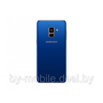 Задняя крышка (стекло) для Samsung Galaxy A8+ (SM-A730F) синий