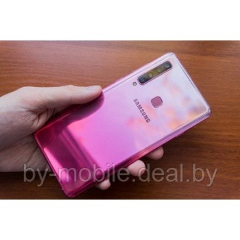 Задняя крышка (стекло) для Samsung Galaxy A9 (2018) A920 розовый