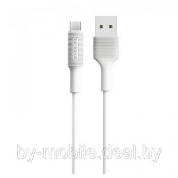 USB кабель Borofone BX1 Type-C для зарядки и синхронизации (черный) 1 метра