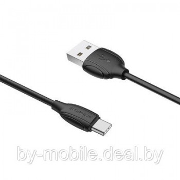 USB кабель Borofone BX19 Type-C для зарядки и синхронизации (белый) 1 метра