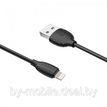 USB кабель Borofone BX20 ligtning для зарядки и синхронизации (черный) 1 метра