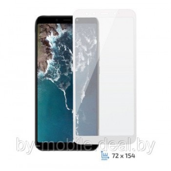 Защитное стекло Huawei Y9 2019 (JKM-LX1) 5D белый