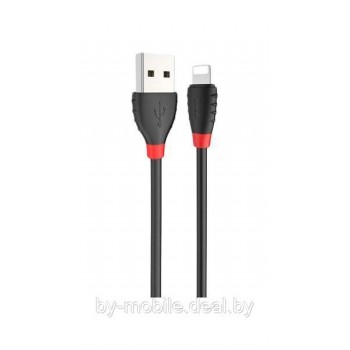 USB кабель Hoco X27 Lightning для зарядки и синхронизации (черный) 1,2 метра