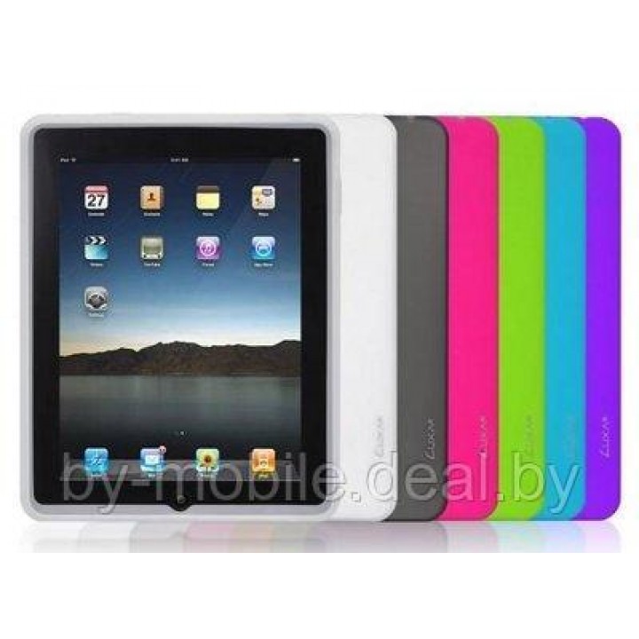 Чехол силиконовый ACTIV Матовый для Apple iРad (серый)