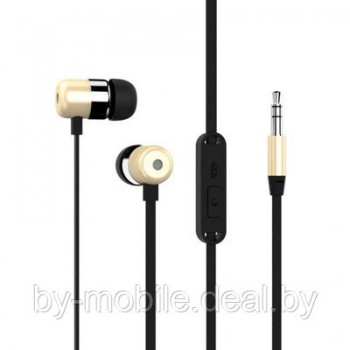 Наушники с гарнитурой Celebrat G2 (золотой)