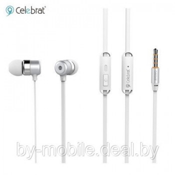 Наушники с гарнитурой Celebrat G2 (белый)