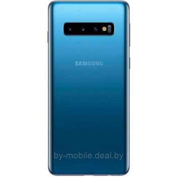 Задняя крышка для (стекло) Samsung Galaxy S10 (G9730) синий