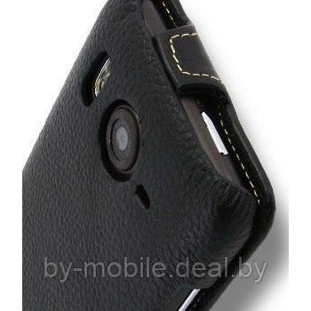 Чехол книжка valenta HTC Desire HD чёрный (кожа)
