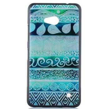 Чехол задняя наклаадка для Nokia Lumia 640 (узоры)
