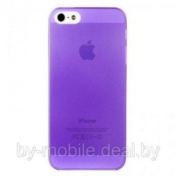 Силиконовая накладка для iPhone 5 /5s фиолетовый