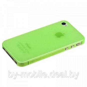 Силиконовая накладка для iPhone 5 /5s зелёный