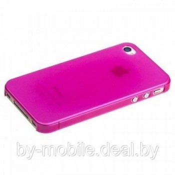 Силиконовая накладка для iPhone 5 /5s малиновый