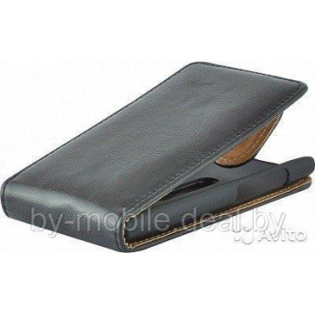 Чехол футляр-книга ACTIV Flip Leather для Nokia N9 ( чёрный ,кожа)