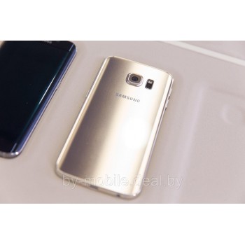 Задняя крышка (стекло) для Samsung Galaxy s6 Edge plus + G928F золотая