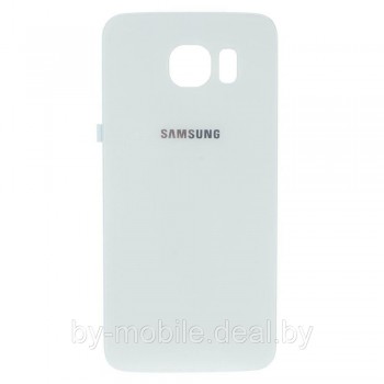 Задняя крышка (стекло) для Samsung Galaxy s6 Edge G925F белая