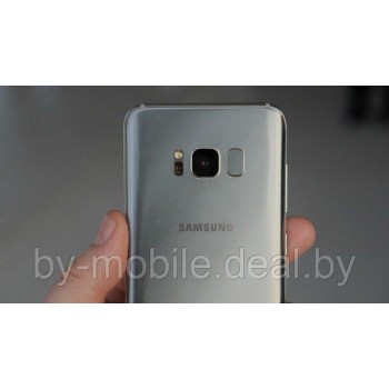Задняя крышка для (стекло) Samsung Galaxy S8+ (G955FD) серебро