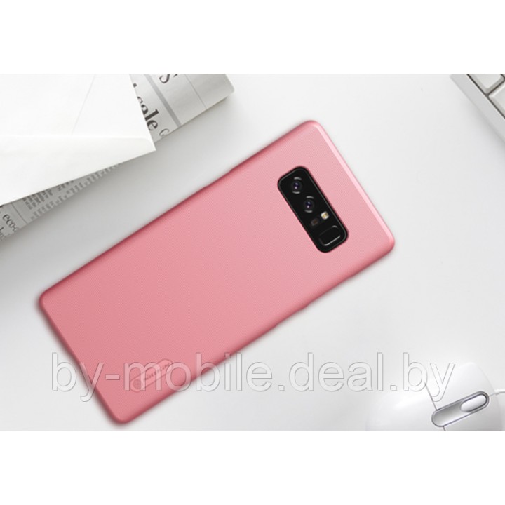 Задняя крышка (стекло) для Galaxy Note 8 (SM-N950F) розовая