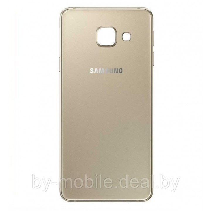 Задняя крышка (стекло) для Samsung Galaxy A5 (2016) A510F золотая