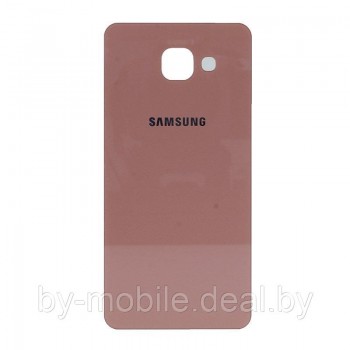 Задняя крышка (стекло) для Samsung Galaxy A5 (2016) A510F розовая