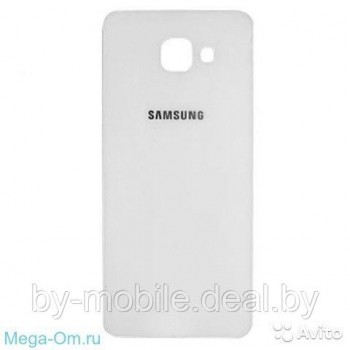 Задняя крышка (стекло) для Samsung Galaxy A7 (2016) A710F белая
