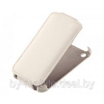 Чехол футляр-книга ACTIV Flip Leather для HTC One S (белый)